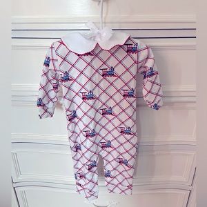Little English train onesie